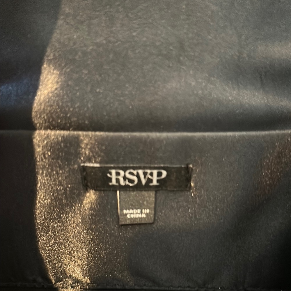 RSVP Black and Gold Geometric Clutch - Picture 2 of 4